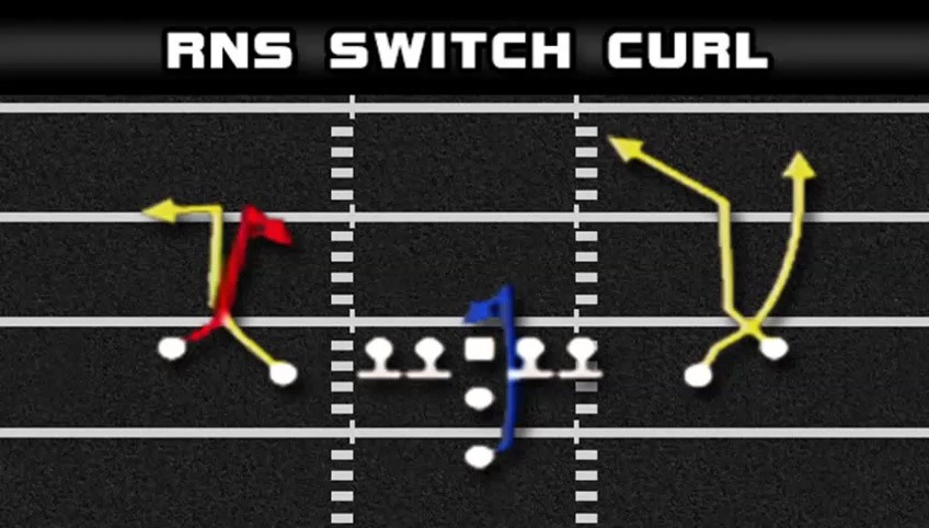 pistol spread rns switch curl
