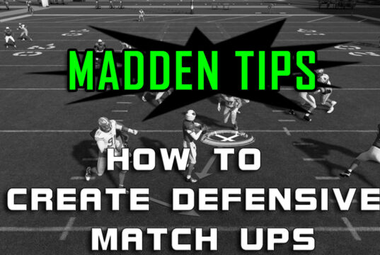 madden tips how create defensive matchups