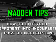 madden tips how to bait your opponent into incomplete pass interception