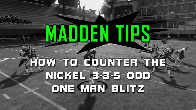 madden tips how counter nickel 3 3 5 odd one man blitz
