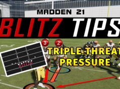 madden 21 blitz tips triple threat pressure