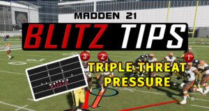 madden 21 blitz tips triple threat pressure