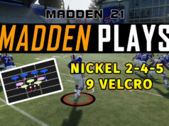 madden plays nickel 2 4 5 9 velcro