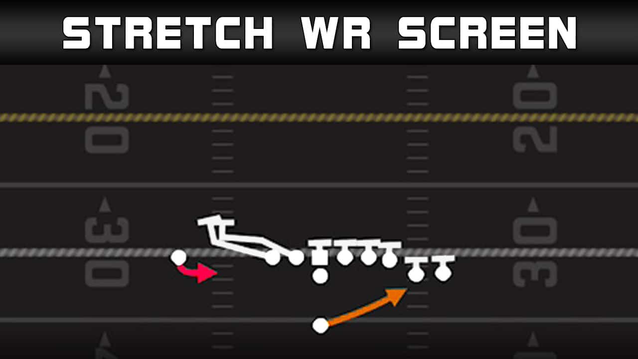 stretch wr screen madden 22 offensive tips plays how run stretch wr screen