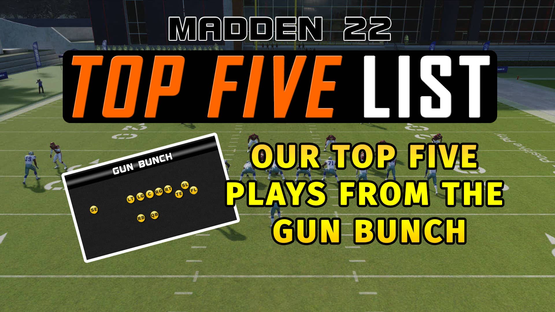 madden 22 top five list gun bunch top five plays youtube thumb
