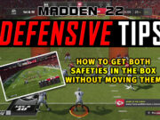 madden 22 defensive tips how to get both safeties in thebox without moving them