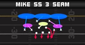 madden tips blitz setup dime 1 4 6 mike ss 3 seam play diagram