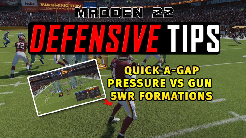 quick a gap pressure gun 5wr formations madden defensive tips