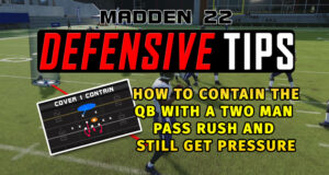 how to contain qb with two man pass rush youtube thumb