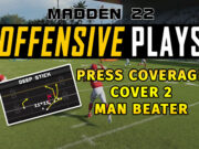press coverage cover 2 man beater madden tips offensive plays youtube thumb