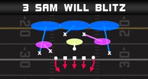 quick a gap heat from nose tackle nickel 3 3 5 wide 3 sam will blitz play diagram madden tips
