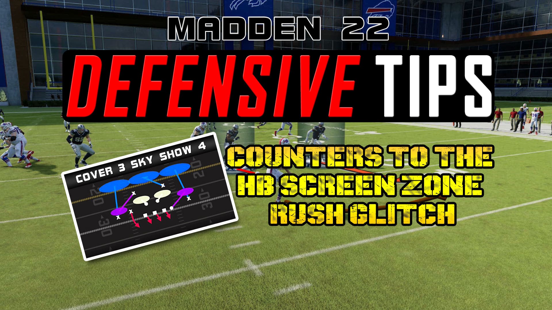 madden 22 defensive tips counters to the hb screen zone rush glitch youtube thumb