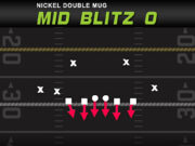 quick blitz setup double edge pressure play diagram