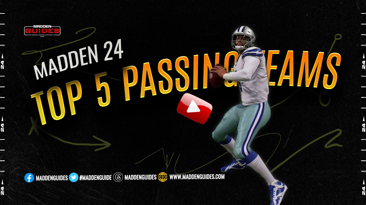 madden 24 top five passing teams