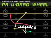 madden shorts singleback wing tight nasty pa u drag wheel play diagram