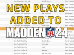 new plays added to madden 24