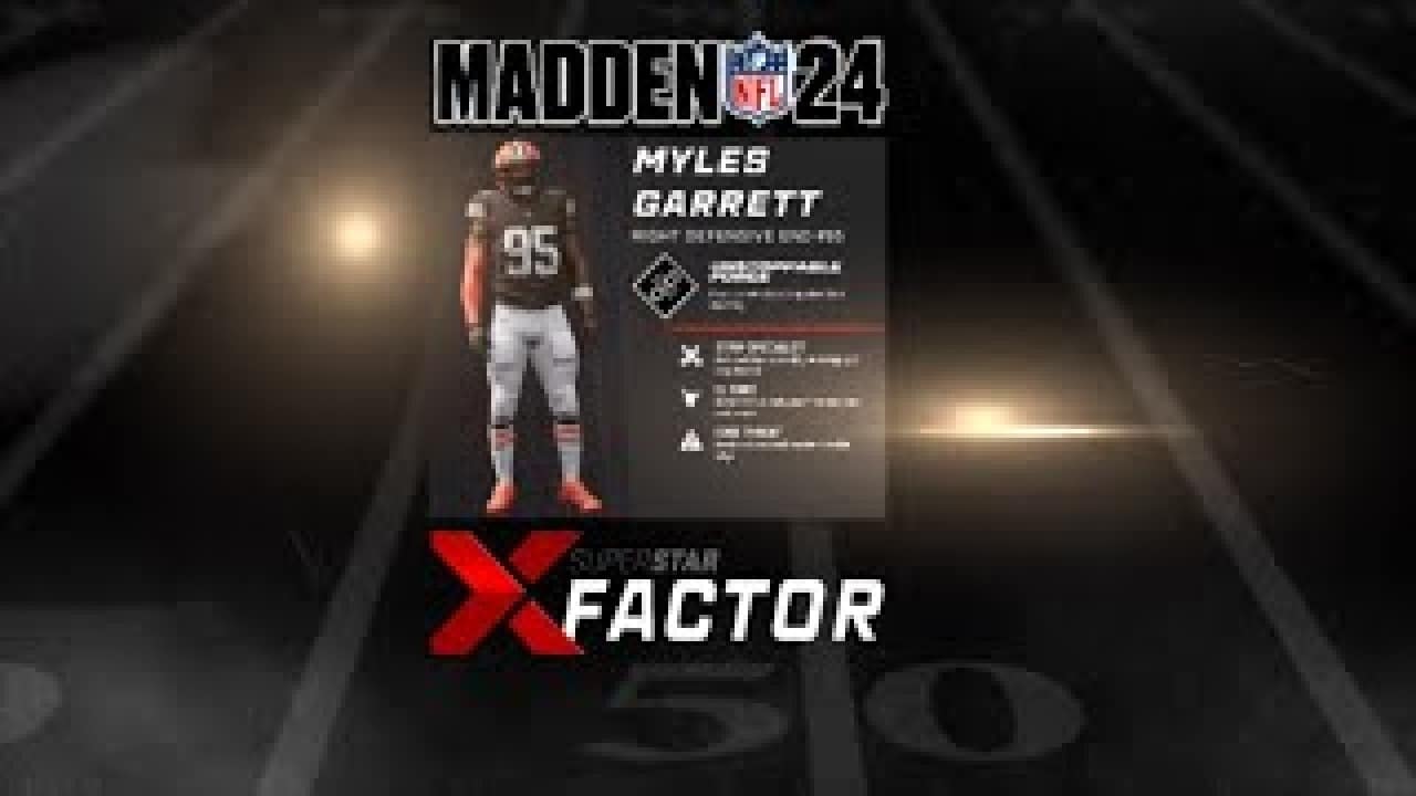 Cleveland Browns’ Myles Garrett Dominates #Madden 24 with Unstoppable Abilities!