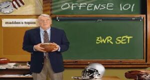 Madden Offense 101 – John Madden – 3WR Set