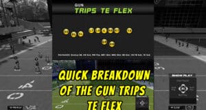 mastering the gun trips te flex formation