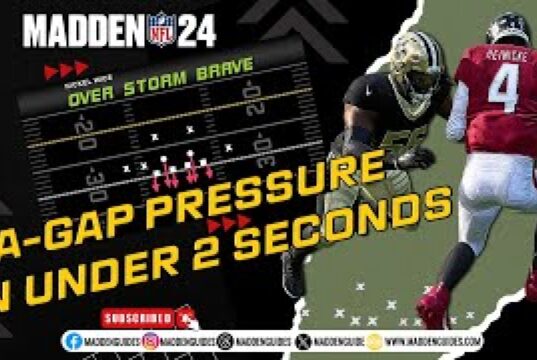 Mastering Madden: Unveiling the Nickel Wide Over Storm Brave Blitz
