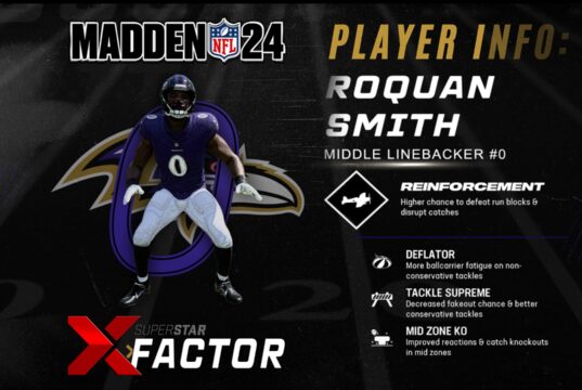 x factor madden 24 ravens r smith