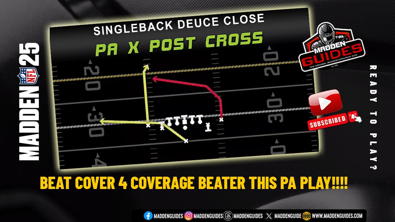 Singleback Deuce Close - PA X Post Cross 9